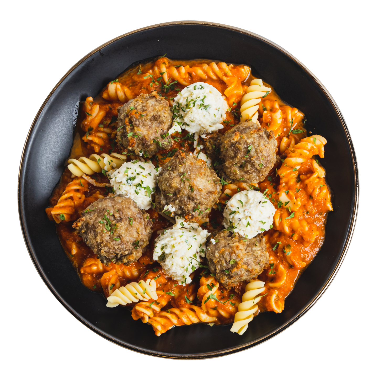 Penne and Meatballs