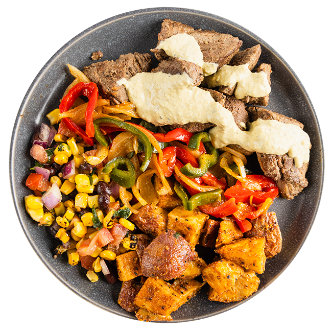 Poblano Steak Fajita Bowl