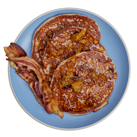 Blueberry Protein Pancakes