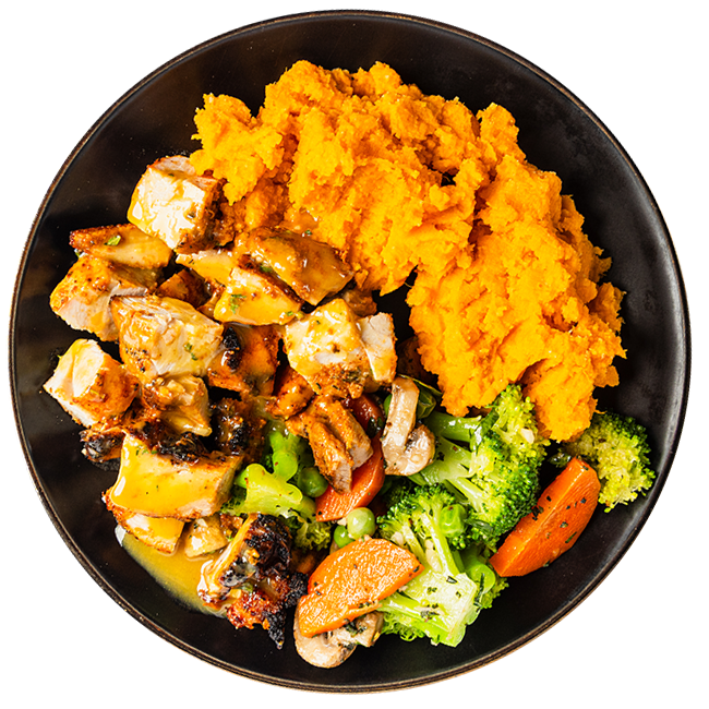 Maple Dijon Chicken & Sweet Mash