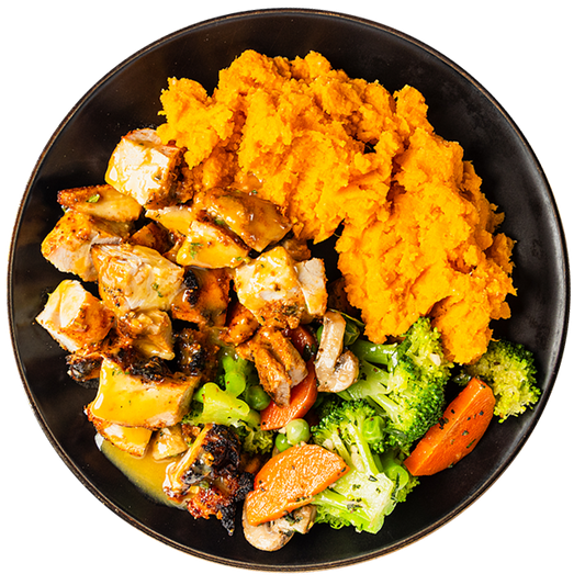 Maple Dijon Chicken & Sweet Mash
