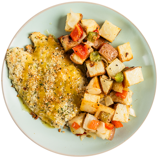 Lemon and Herb Crusted Fish