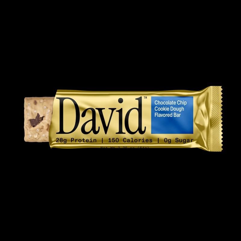 Chocolate Chip Cookie Dough David Bar