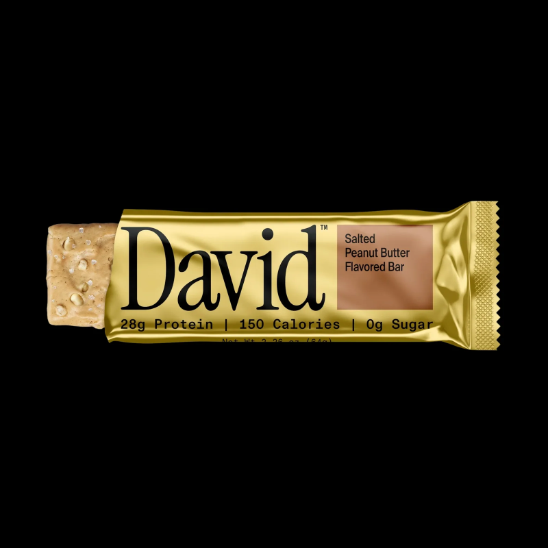 Salted Peanut Butter David Bar