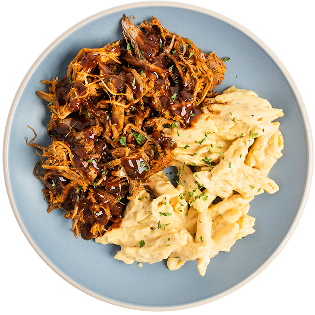 Smoked Pulled Pork Mac and Cheese