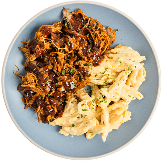 Smoked Pulled Pork Mac and Cheese