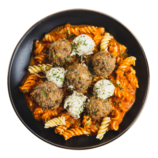 Penne and Meatballs
