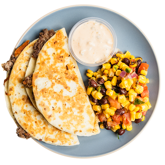 Smashed Burger Quesadilla