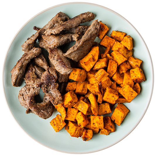 Steak and Sweet Potatoes